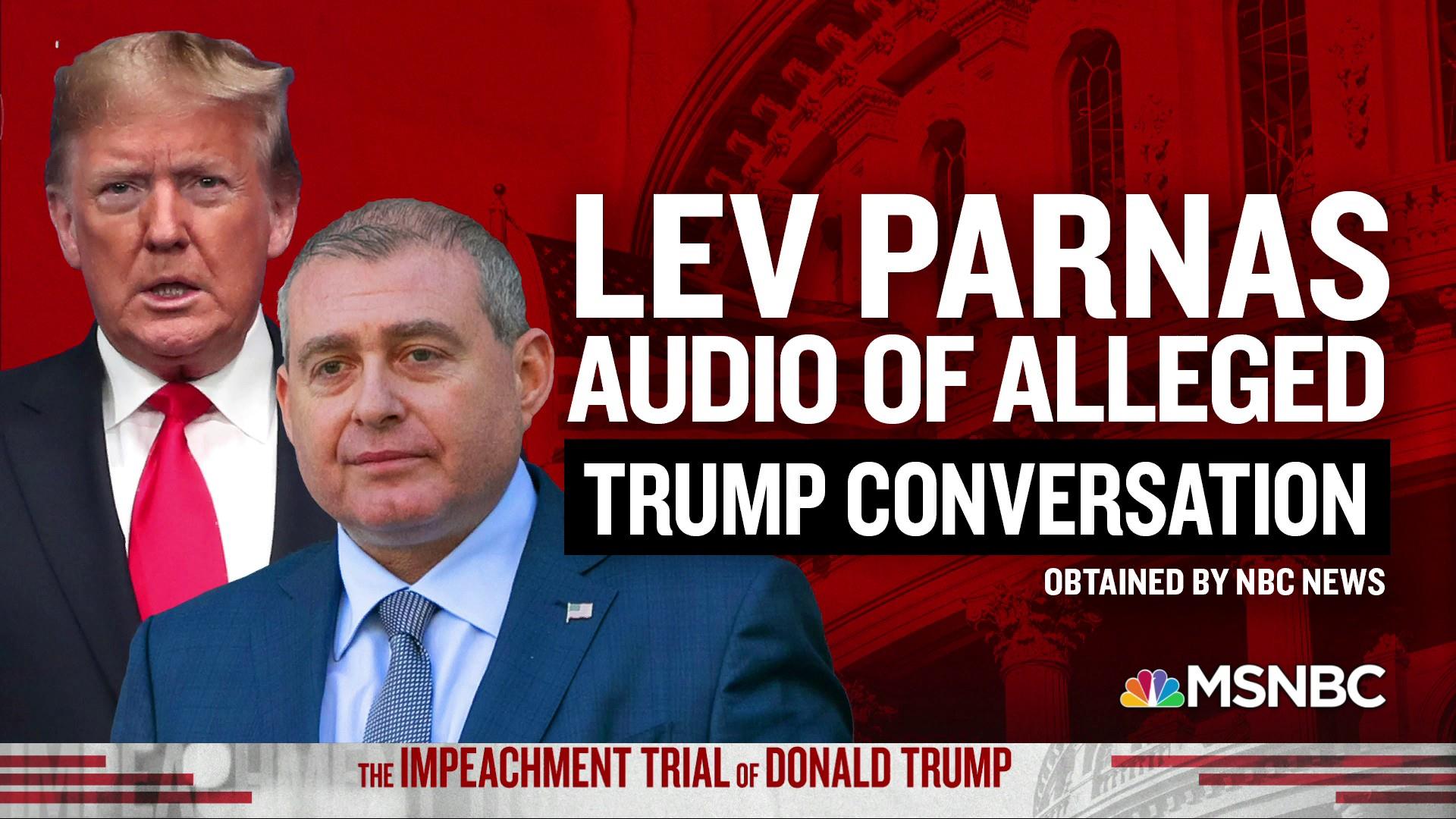 Nbc News Obtains Audio Appearing To Show Trump Ordering Firing Of U S Ambassador