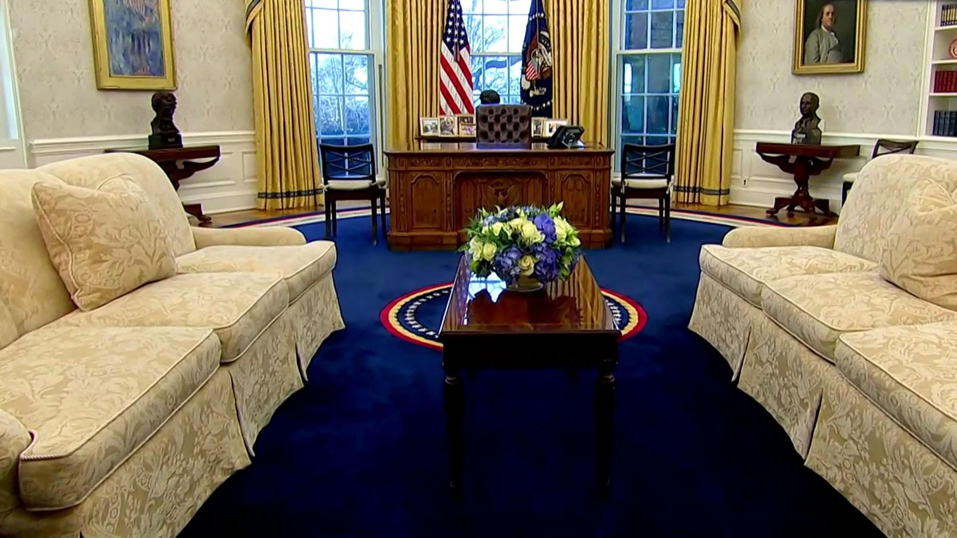 How President Joe Biden is personalizing the Oval Office