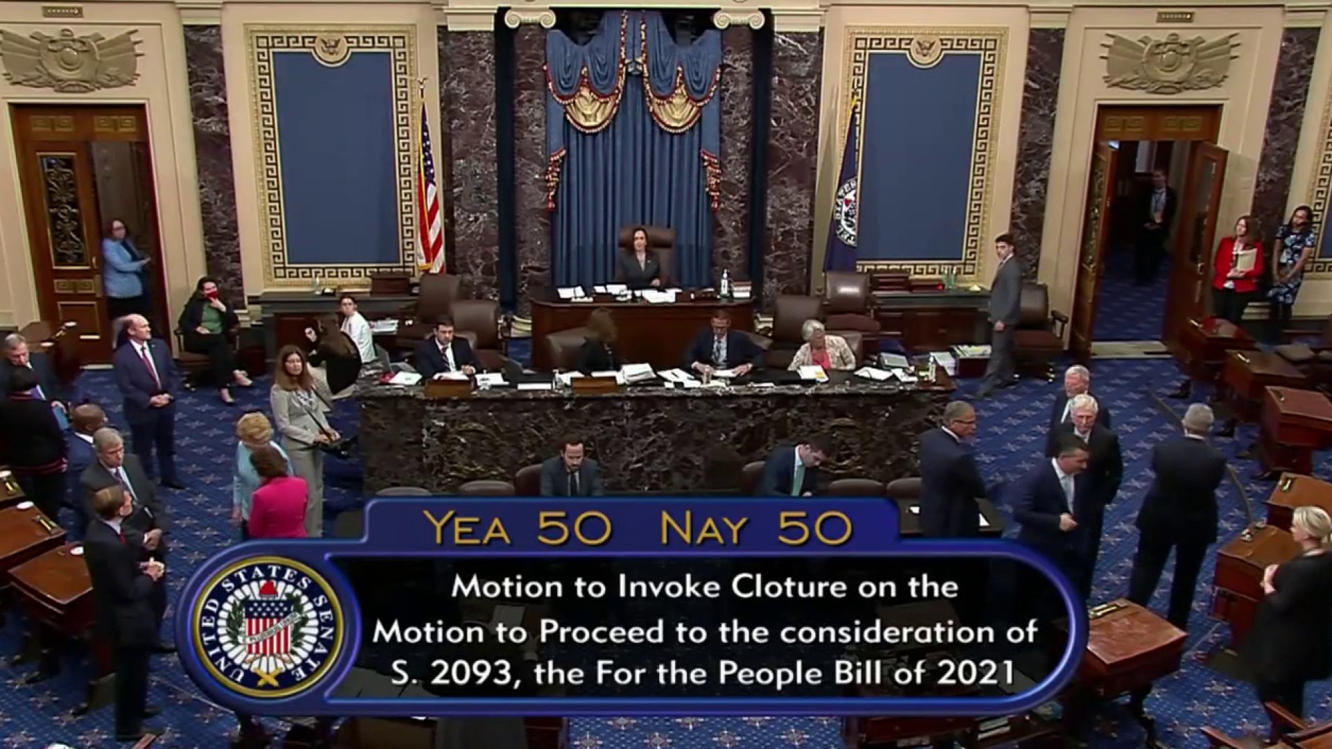 Voting Legislation Blocked In Senate As