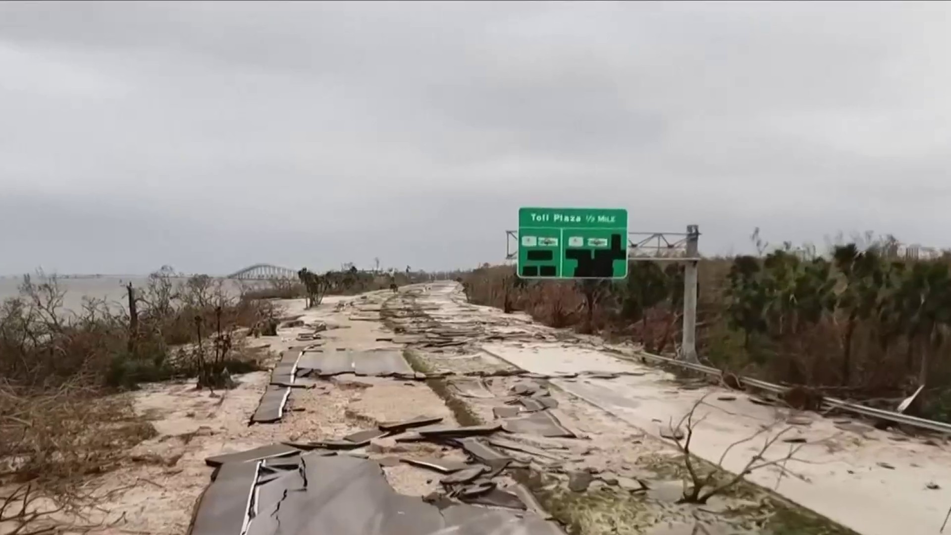 Hurricane Ian cuts off island of Sanibel from mainland Florida